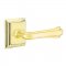 Emtek 8161 Wembley Lever with Wilshire Rosette Polished Brass
