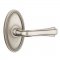 Emtek 8108 Wembley Lever with Oval Rosette Antique Nickel