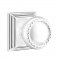 Emtek 8161 Rope Knob with Wilshire Rosette Polished Chrome