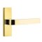 Emtek Breslin Door Handle, Modern Designer Brass, Stretto, Unlacquered Brass (US3NL) Finish