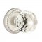 Emtek 8101 Diamond Crystal Knob with Rope Rosette Satin Nickel