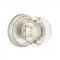 Emtek 8101 Old Town Clear Knob with Rope Rosette Satin Nickel