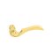 Coventry Brass Lever in Polished Brass- Lifetime Finish