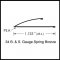 Product Specs of Zero #119WB Cushion Spring