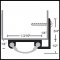 Product specs of NGP 13V Door Shoe Sweep, L Shaped Aluminum