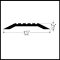 Product Specs of 2.5" W x 5/16" H Threshold by Pemko