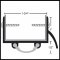 Product specs of NGP 18V Door Shoe Sweep, L Shaped Aluminum with Rain Drip