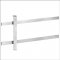 Actual Image of Rockwood 20, 21 Short Pull Bar Mounted on Two Push Bars and Posts