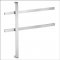 Actual Image of Rockwood 22, 23 Long Pull Bar Mounted on Two Push Bars and Posts