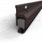 Zero #255 Door Sweep Dark Brown Anodized