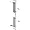 Actual Image of Rockwood 2942 Automatic Flush Bolt Set