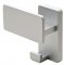 Satin Nickel Hafele Wardrobe Hook, 90 x 46 x 90 mm