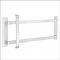Actual Image of Rockwood 31, 32 Pull Bar Mounted on Two Push Bars and Base Plates