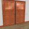 Barzen #SRS30 Meeting Stile Set Applied on Wooden Door 