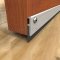 Clear Anodized Aluminum Zero #329 Door Bottom Applied