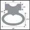 Product Specs of Door Gasket #3365
