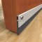 Zero #339 Door Bottom, Aluminum or Bronze Casing with .815" Neoprene Seal Applied