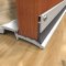 Door Bottom with .815" Neoprene Seal on a Track 