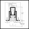 Product Specs of Mortised Automatic Door Bottom #360