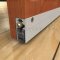 Automatic Door Bottom 366 Applied on Wooden Interior Door in Open Position