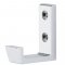 Hafele Aluminum Coat Hook, 11/16" x 1-5/8" x 1-7/8"