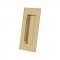 Deltana FP40 Flush Door Pull in Polished Nickel Finish