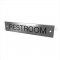 Rockwood Engraved Sign-"RESTROOM" in US26D Finish