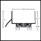 Product specs of NGP 819T6 U Shaped Door Shoe with Thermal Break and Rain Drip