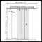 Hager 9436 Barn Door Set Product Specs