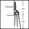 Product specs of NGP 96V Door Sweep