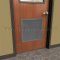 Door Louver 1500A on a Wooden Door