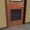 Door Louver 900A1 on Wooden Door