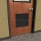 Door Louver 900CORE on Wooden Door