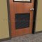 Door Louver 900C on Wooden Door