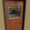 Activar VLFEZ Beveled Vision Lite Kit On A Wooden Door