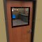 Activar VLF Vision Lite Kit installed on a wooden door
