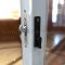 Adams Rite 1000 Turn Lever with escutcheon installed on door
