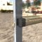 Adams Rite 8400 Series Exit Device installed on aluminum door