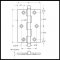 Deltana CH3020 Cabinet Hinge Specs