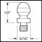 Deltana CHAT Cabinet Finial Specs