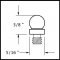 Deltana CHBT Cabinet Finial Specs