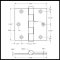 Deltana DTDSB35-R, Plain Bearing, Residential Grade, Brass Hinge Specs