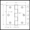 Deltana DTDSB35R4, Plain Bearing, Standard Weight, Brass Hinge Specs