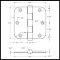 Deltana DTDSB35R5-R, Plain Bearing, Residential Grade, Brass Hinge specs