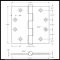 Deltana DTDSB45, Plain Bearing, Standard Weight, Brass Hinge Specs