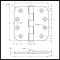 Deltana DTDSB4R5-R, Plain Bearing, Residential Grade, Brass Hinge Specs