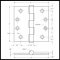 Deltana DTDSB4, Plain Bearing, Standard Weight, Brass Hinge Specs