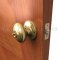Deltana 3381 Egg Shaped Entry Door Knobs PVD Polished Brass Finish