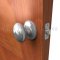 Deltana 3382 Egg Shaped Privacy Door Knobs Polished Chrome Finish