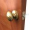 Deltana 3382 Egg Shaped Privacy Door Knobs PVD Polished Brass Finish